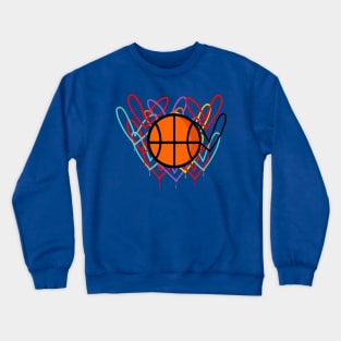 basketball lover street art Crewneck Sweatshirt